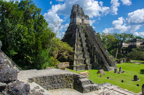 Tikal,-,Maya,Ruins,In,The,Rainforest,Of,Guatemala