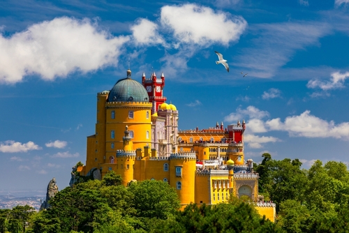 Palace,Of,Pena,In,Sintra.,Lisbon,,Portugal.,Travel,Europe,,Holidays